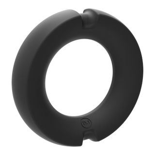 De Paradox - Silicone/Metal Cock Ring - 35mm - Zwart