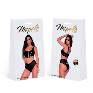 Two Piece Set - L - Wet Black