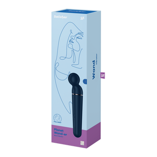 Planet Wand-er - Wand Vibrator - Blue/Rose Gold