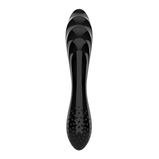 Dazzling Crystal 1 - Glass Dildo - Black