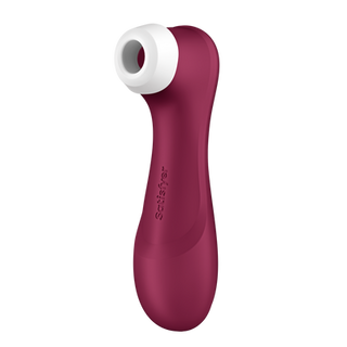 Pro 2 Generation 3 - Double Air Pulse Vibrator - Liquid Air and Connect App - Wine Red