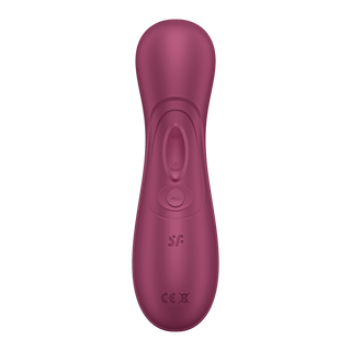 Pro 2 Generation 3 - Double Air Pulse Vibrator - Liquid Air and Connect App - Wine Red