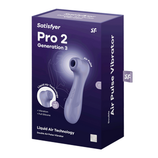 Pro 2 Generation 3 - Double Air Pulse Vibrator - Liquid Air - Lila