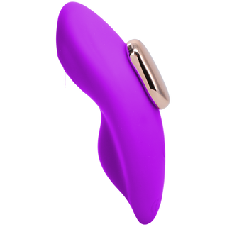 Magnetische Panty Vibe met Afstandsbediening - Paars