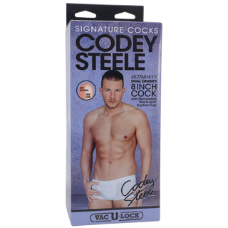 Codey Steele - Realistic ULTRASKYN Dildo - 8 / 20 cm - Vanilla