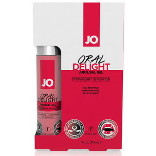 System JO - Oral Delight Arousal Gel Aardbei Sensation 30 ml