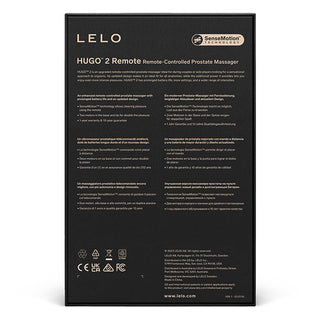 LELO - Hugo 2 Remote-controlled Prostate Massager Black