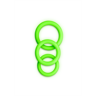 Cockring Set - Glow in the Dark - 3 Stuks