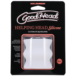 Helping Head Silicone - Masturbator Sleeve - Frost