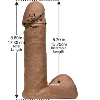 UR3 Cock - 6 / 16 cm - Brown