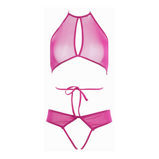 Marley - Peekaboo and Panty - S/M - Hot Pink