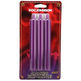 Japanese Drip Candles - Purple
