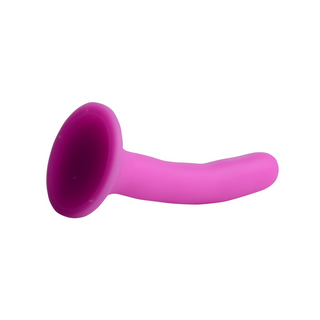Silicone Strap-On Dildo - S - Pink