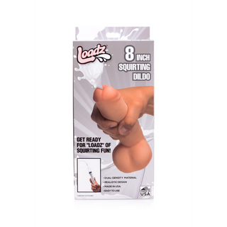 Realistic Dual Density Squirting Dildo - 8 / 20,5 cm