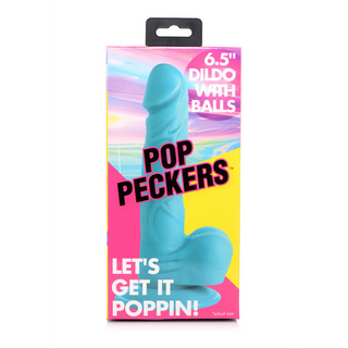 POP - Dildo with Balls - 6.5 / 16.5 cm