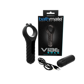 Vibe - Edge - Vibrating Cockring and Bullet - Black