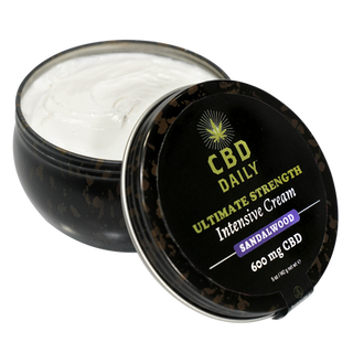 CBD Daily Ultimate Strength Intensive Cream - Sandalwood - 5 oz / 142 g