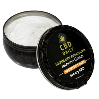 CBD Daily Ultimate Strength Intensive Cream - Grapefruit Mint - 5 oz / 142 g