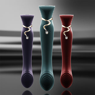 Zalo - Queen Set G-Spot Pulsewave Vibrator Paars