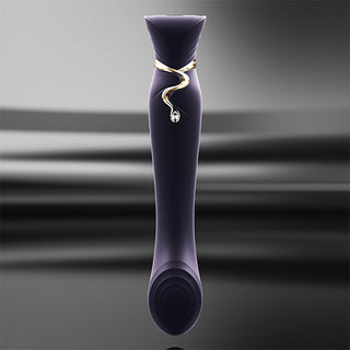 Zalo - Queen Set G-Spot Pulsewave Vibrator Paars