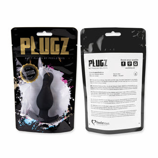 FeelzToys - Plugz Butt Plug Zwart Nr. 2