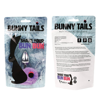 FeelzToys - Bunny Tails Butt Plug Paars