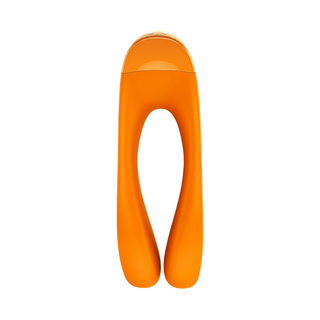 Satisfyer - Candy Cane - Finger Vibrator for Intimate Zones - Orange