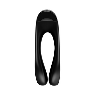 Satisfyer - Candy Cane - Finger Vibrator for Intimate Zones - Black