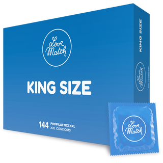 King Size - Condoms - 2.4 / 60 mm - 144 Pieces