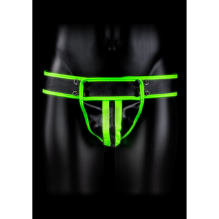 Striped Jockstrap - Glow in the Dark - S/M