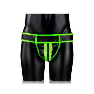 Striped Jockstrap - Glow in the Dark - S/M