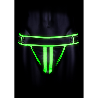 Striped Jockstrap - Glow in the Dark - S/M