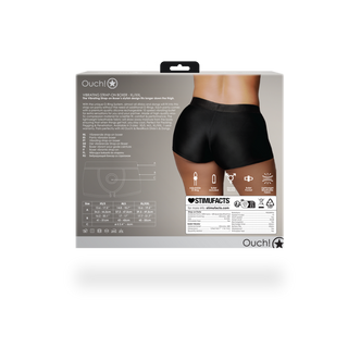 Vibrerende Strap-on Boxer - XL/XXL - Zwart