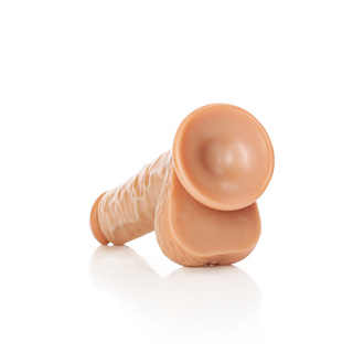 Straight Realistic Dildo with Balls and Suction Cup - 7 / 18 cm