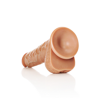 Straight Realistic Dildo with Balls and Suction Cup - 11 / 28 cm