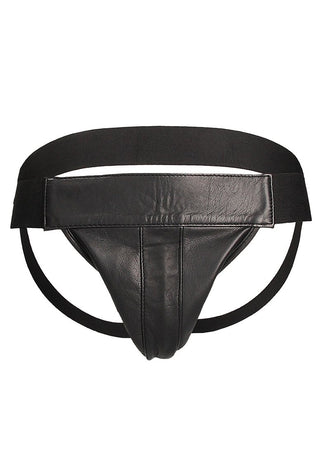 Effen Leren Front Jock Strap - L/XL L/XL